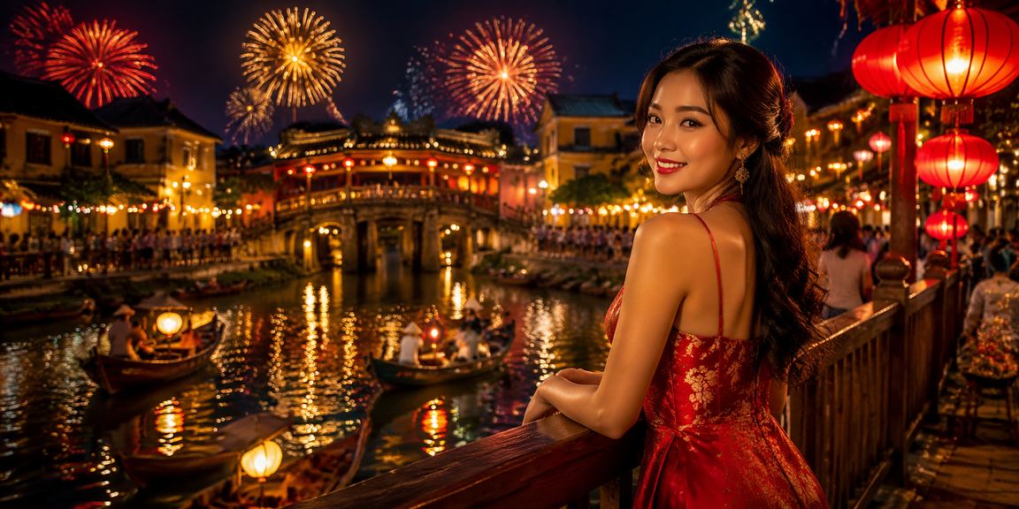 Không khí đêm Hội An với người dùng truy cập nền tảng cá cược trực tuyến trên điện thoại